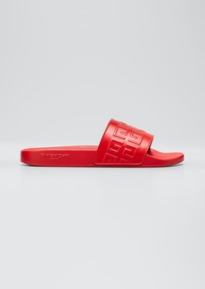 Givenchy Men's 4G Pool Slide Sandals