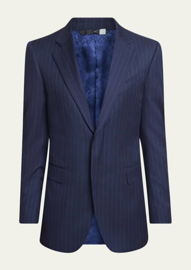 Givenchy Men's Bold Stripe Wool Sport Coat