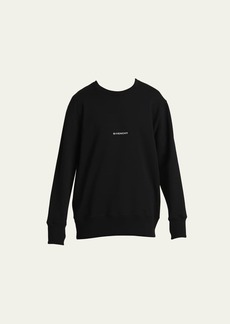 Givenchy Men's Classic Logo Sweatshirt with Cross Back