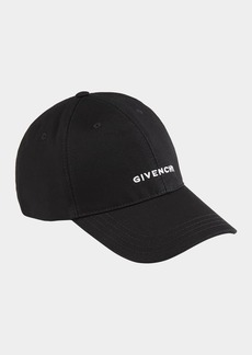 Givenchy Men's Embroidered-Logo Baseball Cap