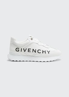 Givenchy Men's Giv Runner Leather Logo Sneakers