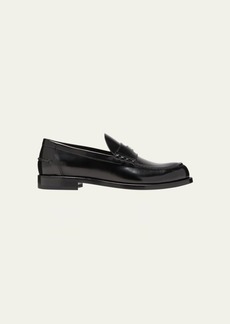 Givenchy Men's Mr G Brushed Leather Penny Loafers