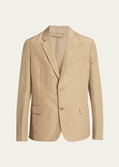 Givenchy Men's Silk Linen Unstructured Sport Coat