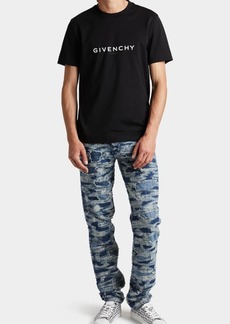 Givenchy Men's Slim Basic Logo T-Shirt