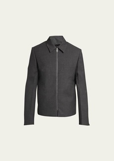 Givenchy Men's Structured Wool Zip Jacket