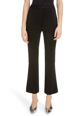 Givenchy Milano Knit Crop Flare Pants in Black at Nordstrom