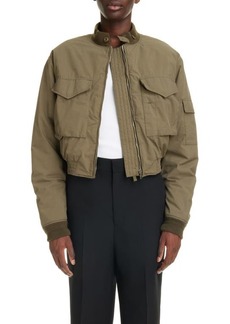 Givenchy Military Crop Bomber Jacket