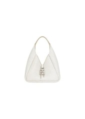 GIVENCHY Mini G-Hobo Bag In Ivory Aged Leather