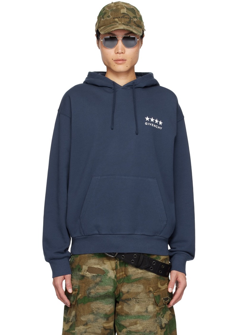 Givenchy Navy 4G Hoodie