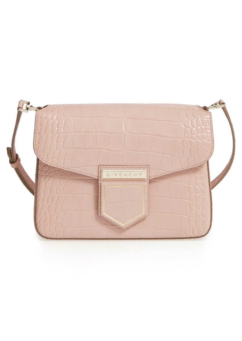 Givenchy Givenchy Small Nobile Croc Embossed Leather Crossbody Bag | Handbags - Shop It To Me
