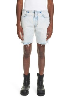 Givenchy Nonstretch Denim Cutoff Bermuda Shorts