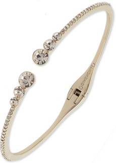 Givenchy Pave Open Cuff Bracelet - Gold