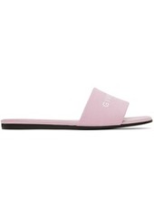 Givenchy Pink 4G Flat Sandals