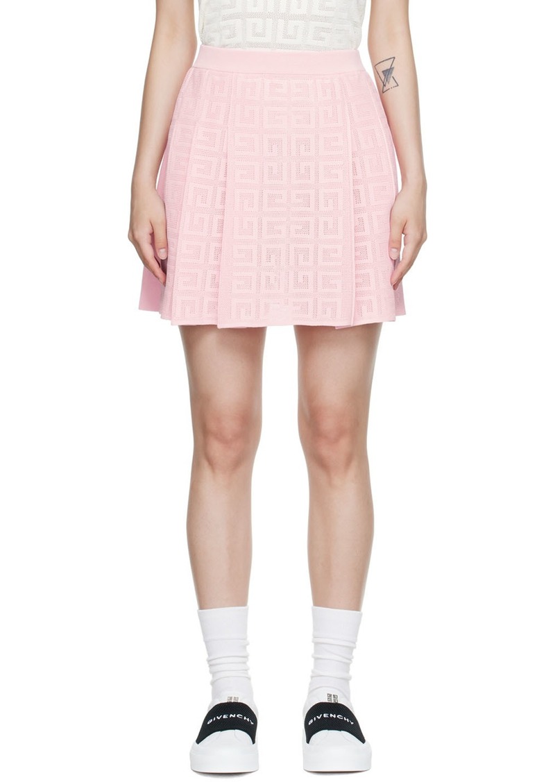 Givenchy Pink 4G Mini Skirt