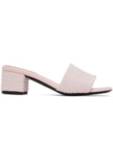Givenchy Pink 4G Mule Sandals