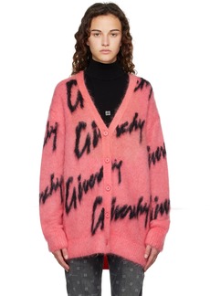 Givenchy Pink All-Over Cardigan