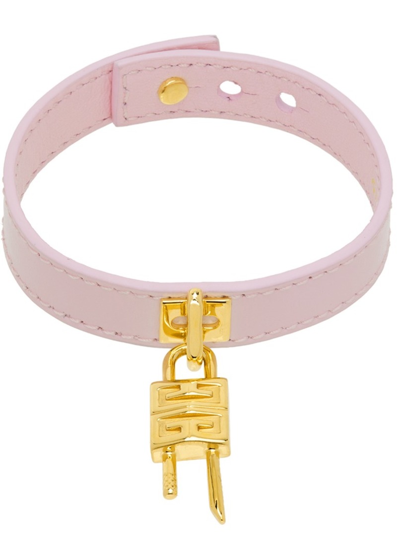 Givenchy Pink Mini Lock Bracelet