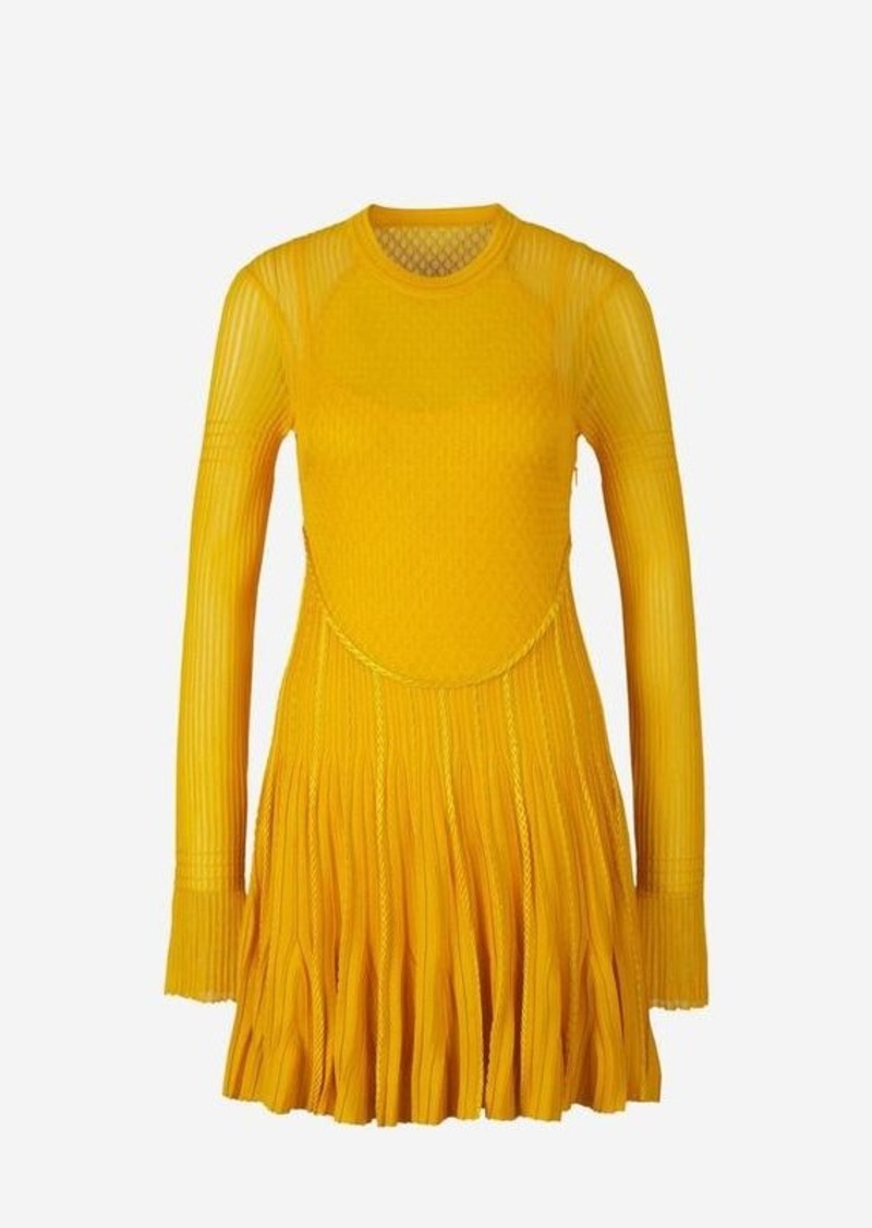 GIVENCHY PLEATED KNIT DRESS