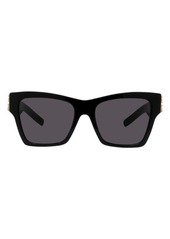 Givenchy Plumeties 54mm Square Sunglasses