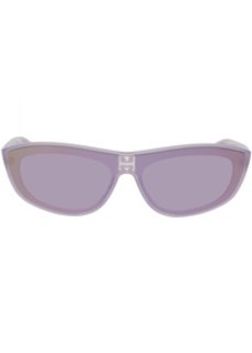 Givenchy Purple Shield Sunglasses