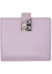 Givenchy Purple Small 4G Bifold Wallet