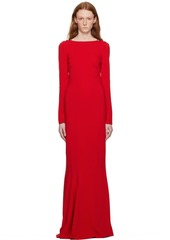 Givenchy Red Chain Link Maxi Dress