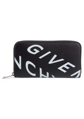 Givenchy Refracted Leather Zip Wallet