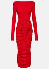 Givenchy Ruched crêpe midi dress