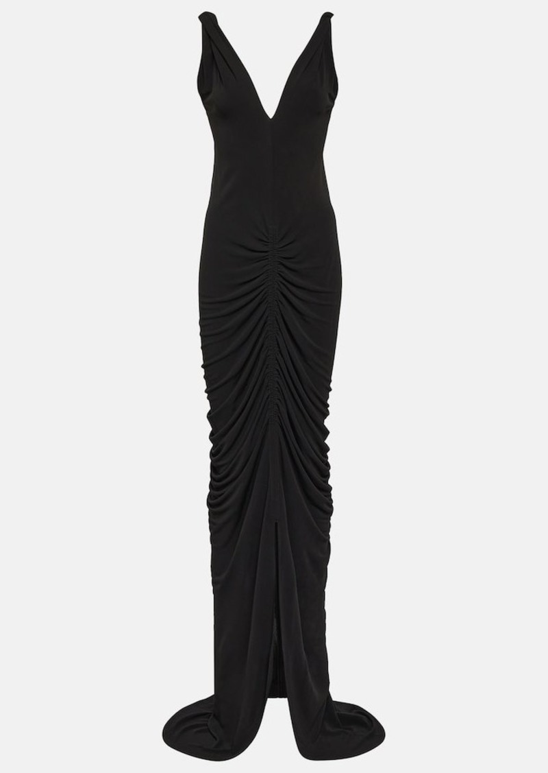 Givenchy Ruched jersey gown