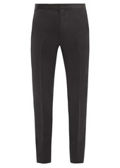 Givenchy Satin-waist wool-blend twill trousers