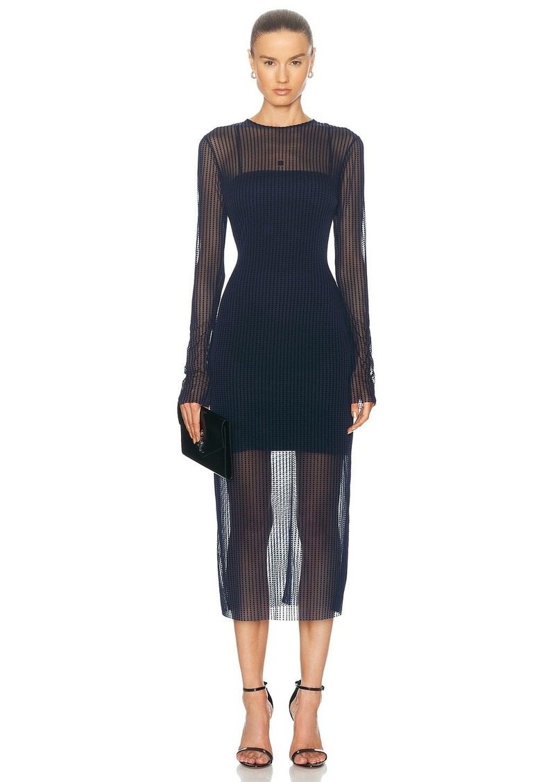 Givenchy Sheer Maxi Dress