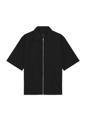 Givenchy Short Sleeve Boxy Fit Zipped Shirt