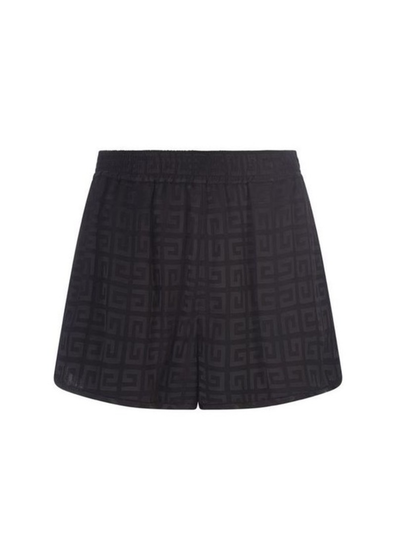GIVENCHY Shorts With Zip In 4G Jacquard