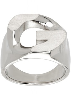 Givenchy Silver G Chain Ring