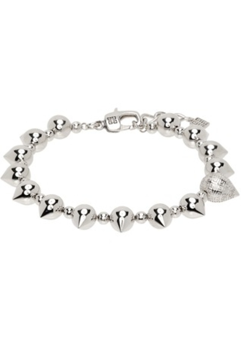 Givenchy Silver G Stud Mini Bracelet