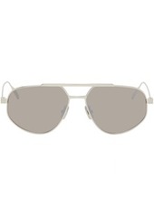 Givenchy Silver GV Speed Sunglasses