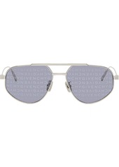 Givenchy Silver GV Speed Sunglasses