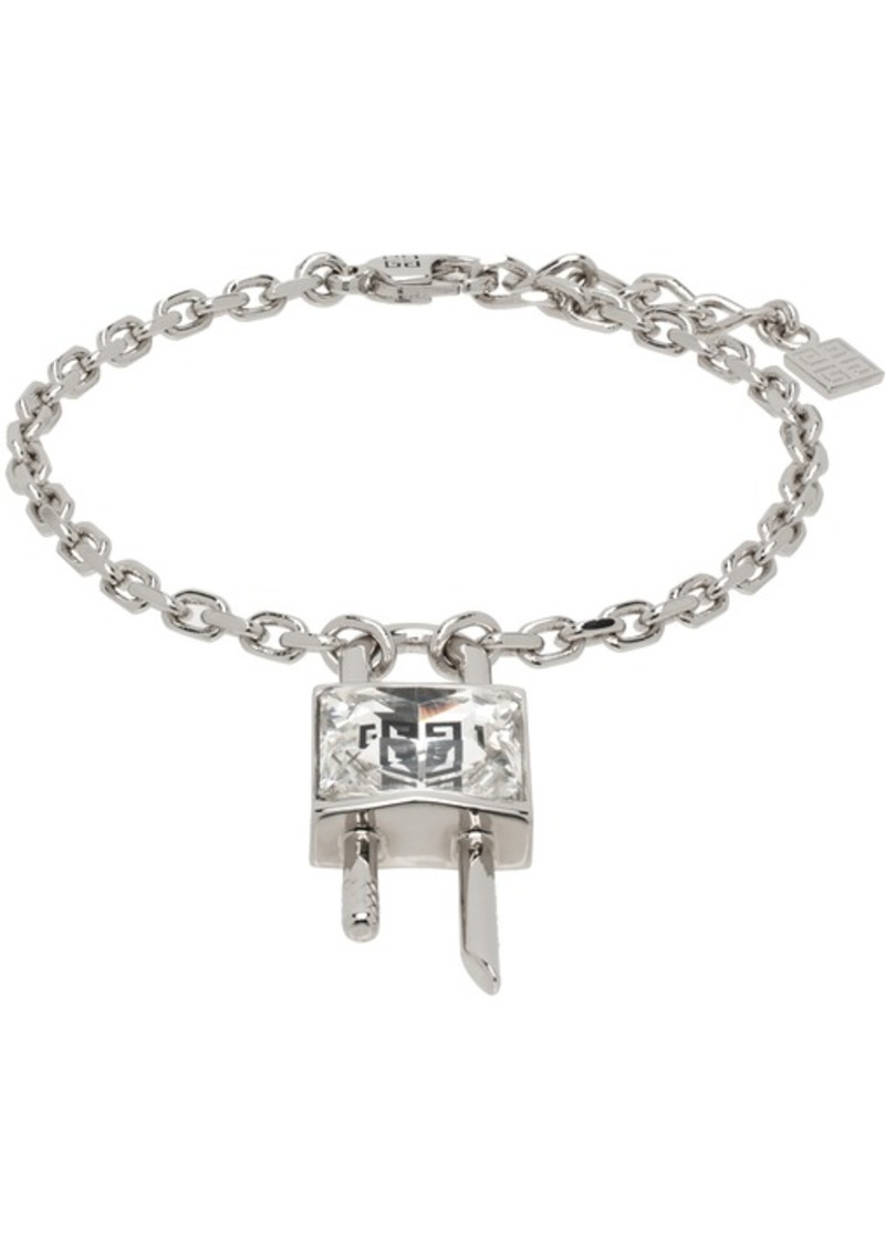 Givenchy Silver Mini Lock Bracelet