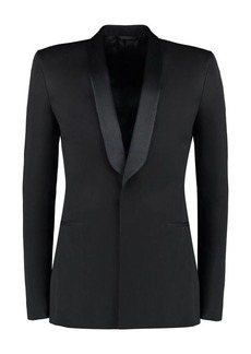 GIVENCHY SINGLE-BREASTED ONE BUTTON JACKET