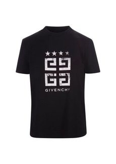 GIVENCHY Slim Fit 4G Stars T-Shirt In Cotton