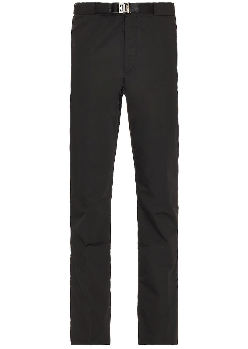 Givenchy Slim Fit Trousers With 4G Buckle
