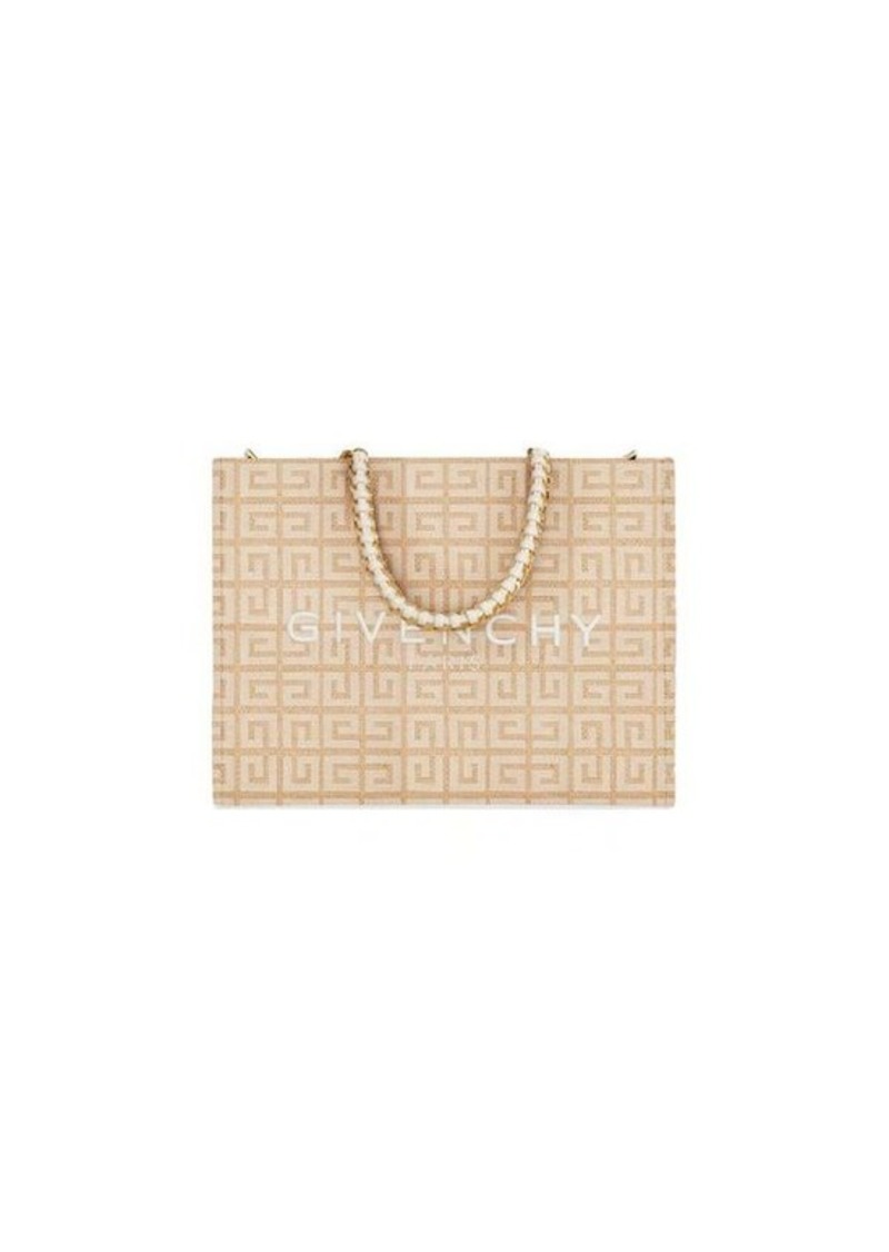 GIVENCHY Small G-Tote Bag In Natural 4G Jute