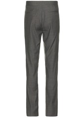 Givenchy Straight Fit Pants W/ Metal Clip Closure