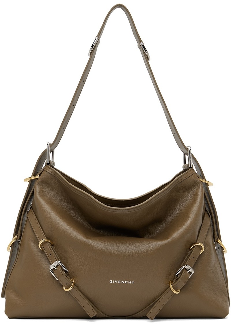 Givenchy Taupe Medium Voyou Bag