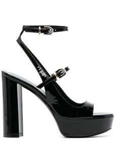 GIVENCHY Voyou leather heel sandals