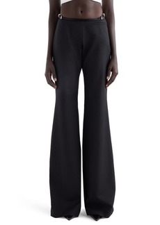 Givenchy Voyou Wool Blend Flare Leg Pants