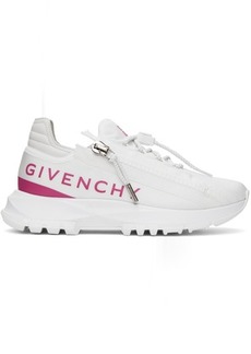 Givenchy White & Pink Spectre Sneakers