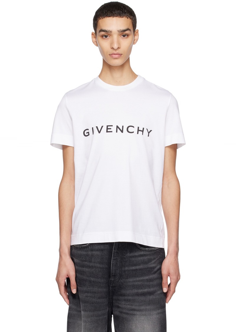 Givenchy White Archetype T-Shirt