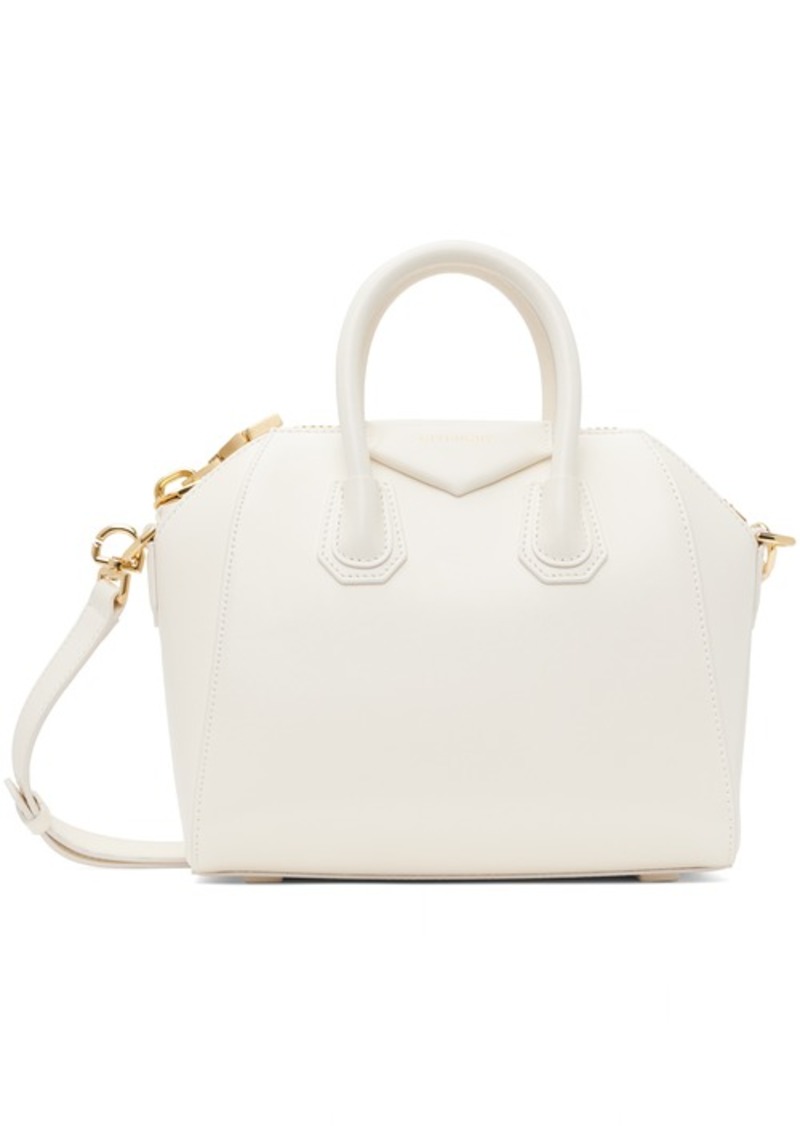 Givenchy White Mini Antigona Bag