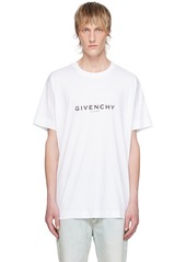 Givenchy White Reverse T-Shirt